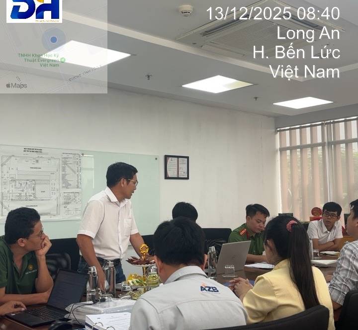 DH Việt Nam nghiệm thu sơn chống cháy Nhà máy BIBICA Long An